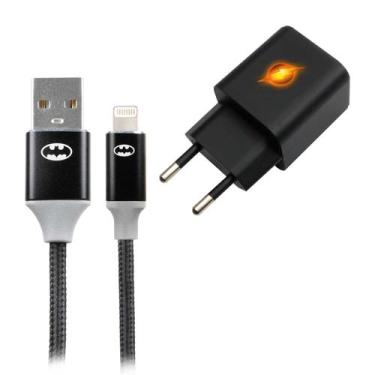 Imagem de Carregador Gan 30w Flash e Cabo Usb A X Lightning Batman - 5+