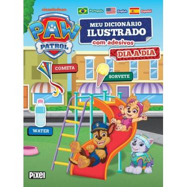 Imagem de Livro - Meu primeiro dicionário de adesivos: Dia a dia/ Patrulha Canin