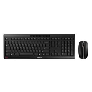 Imagem de CHERRY Stream Desktop - Combo de teclado e mouse sem fio - layout dos EUA - teclado QWERTY - preto