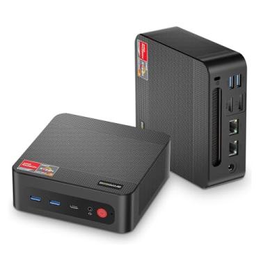Imagem de BOSGAME Mini Pc P4 Plus, Computadores Amd Ryzen 7 5825U, Ssd Pcie 32Gb Ddr4 1Tb Para Jogos, Dual Lan 2.5G E Wi-Fi 6E Bt5.2, Tela Tripla 4K, Microcomputadores Desktop Escritório, Design