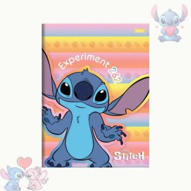 Imagem de Caderno stitch brochurão foroni 1 matéria 80 folhas - Animativa
