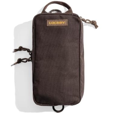 Imagem de LOCHBY Venture Pouch | Bolsa de ferramentas tática multiuso | Lona encerada resistente à água | Bolsa com zíper dupla face | para motocicleta, bicicleta, EDC, caneta, lápis, arte, tecnologia e viagens