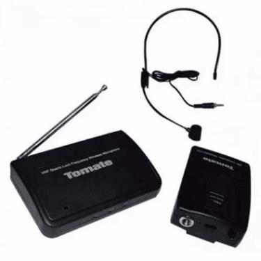 Imagem de Microfone De Lapela Profissional Tomate, Sem Fio, Wireless, Headset