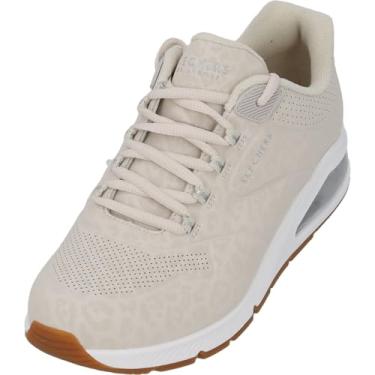 Imagem de Skechers Tênis feminino Uno 2"-kat-Neato, Off White Multi, 9.5