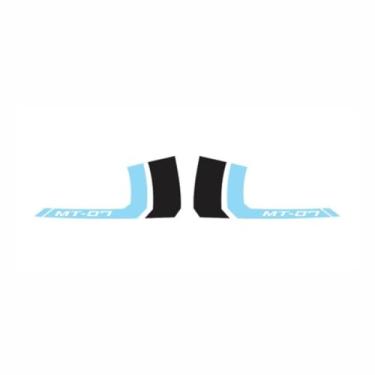 Imagem de Adesivo Faixa Tanque Compatível Mt-07, 2014 À 2017, Modelo 6, Cromo Sign