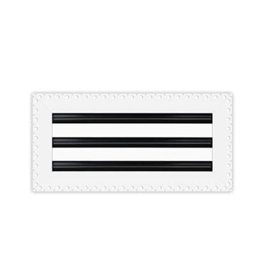 Imagem de BUILDMART - Tampa de ventilação de ar 14x6 MUD-in - Lama de drywall em saída de ar branca - Difusor de slot linear MUD - Grade de registro para teto e paredes - Texas Buildmart