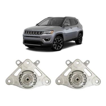 Imagem de Par Coxim Batente Traseiro Jeep Compass 2016 2017 2018 2019