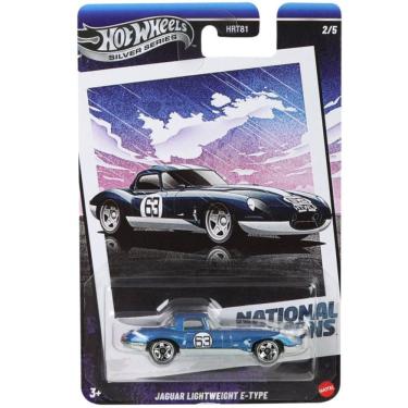 Imagem de Hot Wheels National Icons - Jaguar Lightweight E-type - Silver Series MATTEL