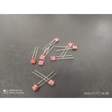 Imagem de 1x Capacitor Mica Prata 2,2pf/100v Tolerancia 0,5pf Cm00 - Icl