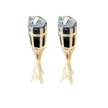 Imagem de Kit 2Un Tocha Bambu 50Cm Decoração Festa Junina Sao Joao - Real seda