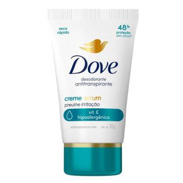 Imagem de Desodorante Dove Antitranspirante Creme Sérum Previne Irritação 50g