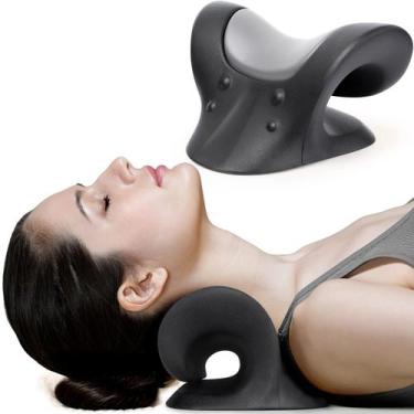 Imagem de Dispositivo de tração cervical do pescoço RESTCLOUD, confortável, maca