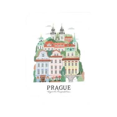 Imagem de Arte De Parede Em Canvas De Tóquio, Paris, Nova Iorque, Londres E Barc