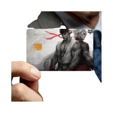 Imagem de Filme Adesivo De Poker Street Fighter À Prova d'Água Para Cartões De C