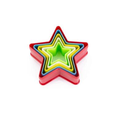 Imagem de Kit Cortador de Plástico SilverChef 5 Unidades para Cortes Precisos e Criativos Molde Biscoito (Coração)