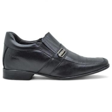 Imagem de Sapato Social Rafarillo Alth Masculino Couro Conforto Leve, Preto, 39