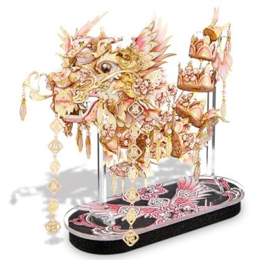 Imagem de Piececool 3D Metal Puzzles for Adults, Chinese Lucky Dragon DIY Model Building Kits Challenging Brain Teaser 3D Puzzles DIY Assembling Crafts Best Gfits Home Decor