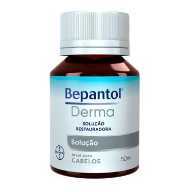 Imagem de Bepantol Derma Solução Restauradora para Cabelos 50ml, Fios Hidratados