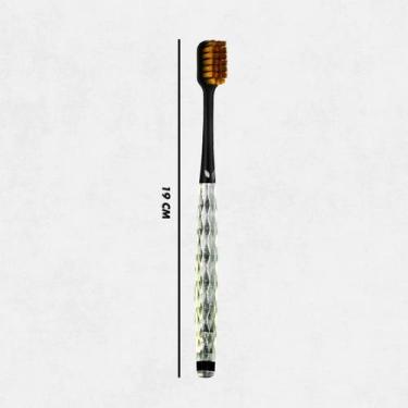 Imagem de Kit 3 Escovas Dente Com Cabo Cristal Usb Rápido Resistente - Meu confo