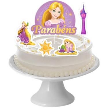 Imagem de DECORACAO DE BOLO CENARIO RAPUNZEL 05 un.