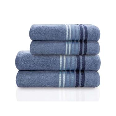 Imagem de Toalha De Rosto E Mãos Dynamo Camesa Azul 45 X 80Cm Algodão Unic Azul Claro