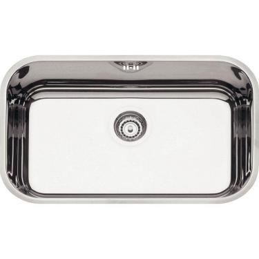 Imagem de Cuba De Embutir Lavínia 56 Bl Em Aço Inox Com 56x34cm Válvula Com Escape - 94024203 - T...