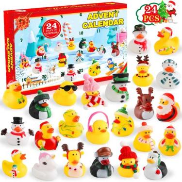 Imagem de Calendário do Advento SUPREME XMAS 2024 com patos de borracha para cri