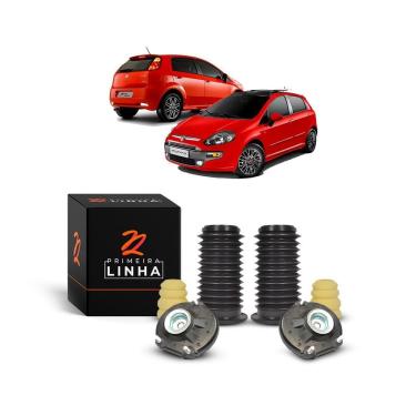 Imagem de 2 Kit Coxim Batente Coifa Dianteiro Punto 2010 11