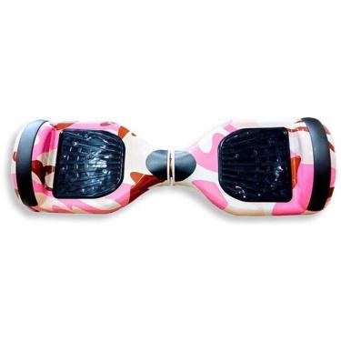 Imagem de Hoverboard Overboard Skate Elétrico Led Rosa Camuflado Nº34