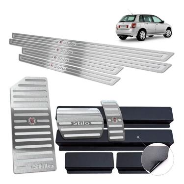 Imagem de Descanso Pedaleira Soleira Stilo 2003 A 2011 Auto Prata AR