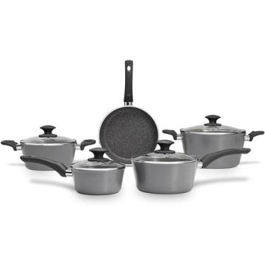 Imagem de Jogo de Panelas Ceramic Life Optima Indução 5 Peças Brinox - 4799/102