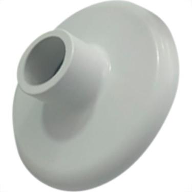 Imagem de Plafon Decora Pvc Apoio Branco Soquete Porcelana - DEPLASTI