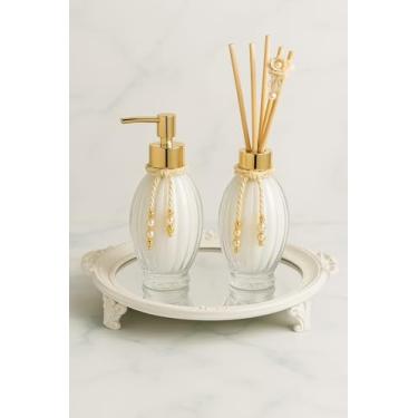 Imagem de Kit Frascos aromatizador de ambiente e saboneteira pump 200ml