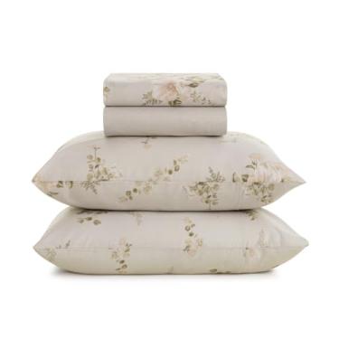 Imagem de Jogo de Cama Lençol Queen Percal 160 fios Karsten 100% Algodão Toque Macio 4pçs (Nice)