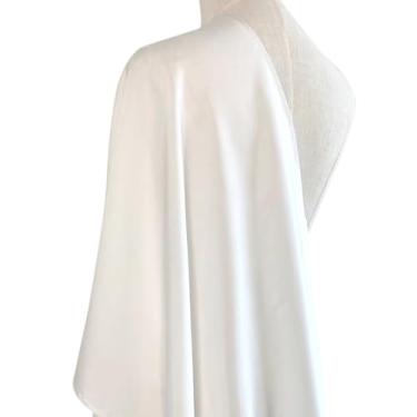 Imagem de 19 Momme Natural Silk Viscose Sarja Tecido Telas Tule Vestidos de Noite para Mulheres para Costura por Jardas SVT19L (Branco Natural, 3 jardas)