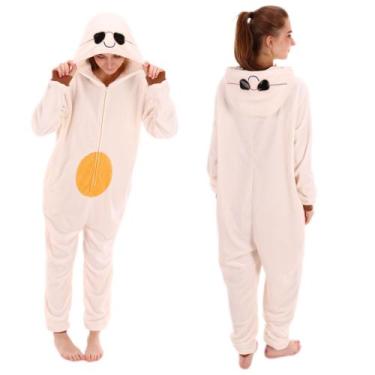 Imagem de Pijama COSUSKET Snug Fit, unissex, flanela, ovo de flanela para adulto