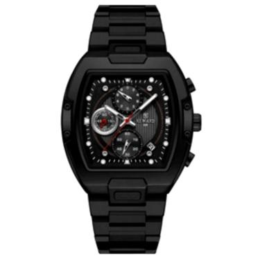 Imagem de Relógio masculino multifuncional grande mostrador luminoso à prova d`água