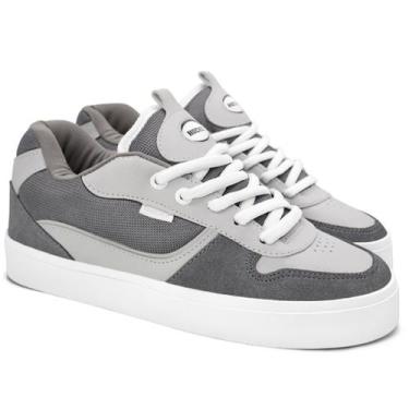 Imagem de Tênis Hocks Skate Puff Cascalho Cinza, Cinza, 44, Unissex