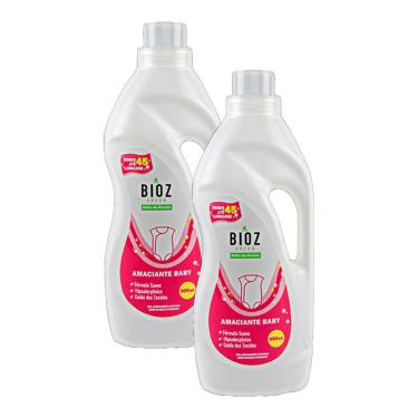 Imagem de Kit 2X: Amaciante de Roupas Baby Biodegradável BioZ 900ml