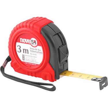 Imagem de Nove54, Trena De Aço Emborrachada 3 M X 16 Mm.