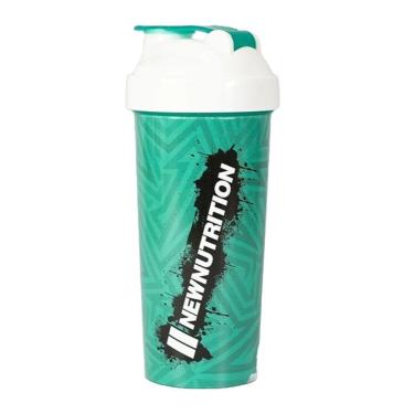 Imagem de Coqueteleira Slim Estampada - 600ml Verde Água - NewNutrition-Masculino