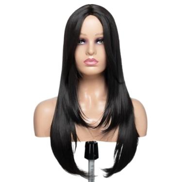 Imagem de Peruca Wig Aspecto Humano Fashion Line Fibra Premium Eloah(Castanho Médio - 4)