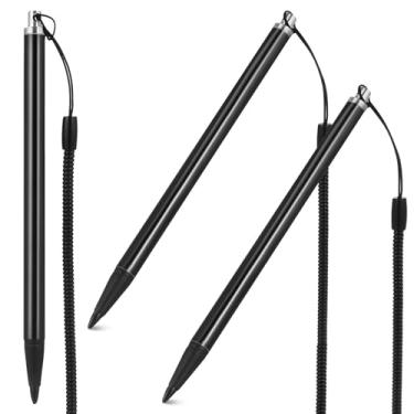 Imagem de Tofficu Caneta Stylus para Tela Sensível Ao Toque, 2 Peças, Caneta Capacitiva para Telas Sensíveis Ao Toque Resistivas Com Corda de Mola Antiperda, Alta Precisão para Quadros Brancos Eletrônicos,