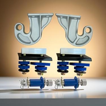 Imagem de Kit de pivô para capô inferior Peterbilt e kit de bucha de parafuso de dobradiça do capô do motor compatível com Peterbilt 379 378 377 Acessórios substituir 13-04708R 13-04708L 13-04154 13-04164