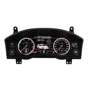 Imagem de Painel de instrumentos digitais de 12,3 polegadas para Toyota Land Cruiser LC200 2008-2020 LCD odômetro de carro painel de cabine virtual tela do medidor de velocidade