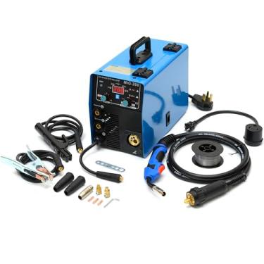 Imagem de Soldador MIG 180Amp, 110V e 220V 3 em 1 MIG&ARC & Lift TIG Gas/Gasless Inverter Multi-Processo Máquina de Solda Tensão Dupla
