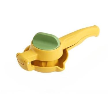 Imagem de Espremedor de Laranja Manual com Sistema de Rotação - Para Extração Máxima de Suco(Amarelo)