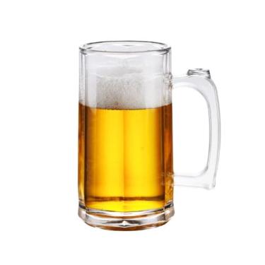 Imagem de Copo de água antiqueda Caneca de cerveja transparente suprimentos de festa copo de cerveja de plástico suco (estilo B)