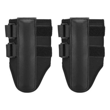 Imagem de Pulso de auxílio de treinamento de swing de golfe, 2 peças de cinta de alinhamento de pulso de golfe dobradiça trem correção de postura para prática de golfe