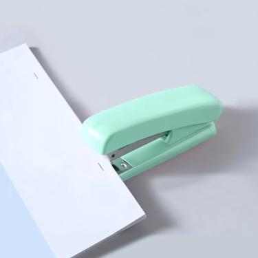 Imagem de Grampeador de escritório, grampeador para estudo e mesa, grampeadores duráveis portáteis materiais de escritório (verde)